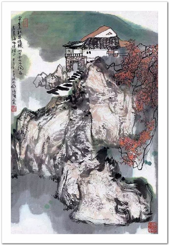 杨延文是一位成功的中西合璧画家,在当代中国画坛上独具风姿,他在画