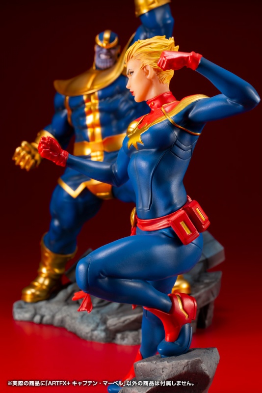 寿屋artfx 漫威漫画 惊奇队长 captain marvel 1:10雕像