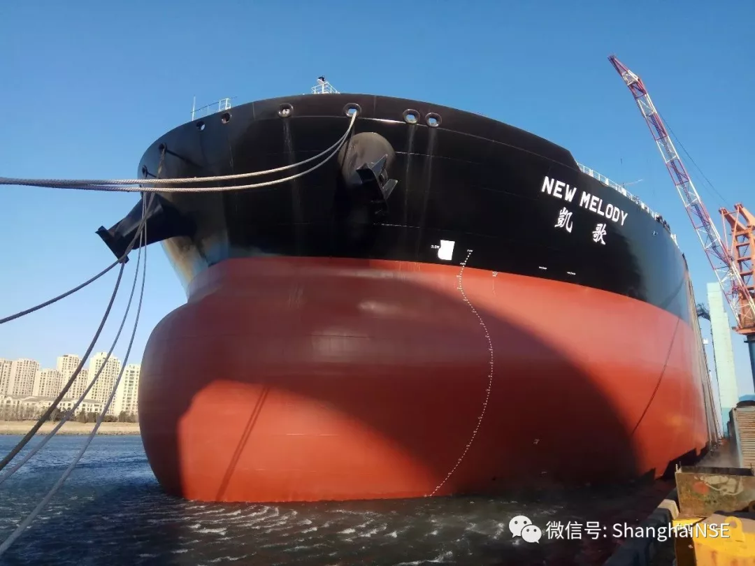 8万吨vlcc81号船试航凯旋