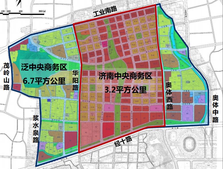 济南cbd核心区将扩容至7公里泛cbd区划入cbd核心区