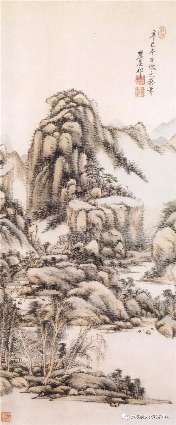 艺术大师王原祁山水画作品鉴赏