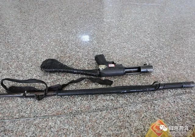 西双版纳:一村民自制射钉枪"组队"上山打猎被查获