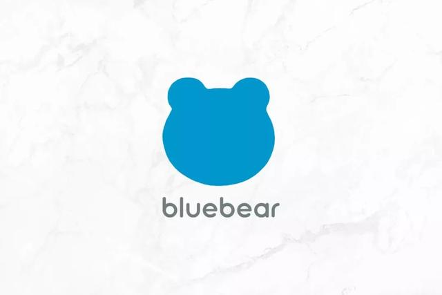 乐享鲜活-blue bear 蓝熊轻餐饮时尚品牌vi设计——留白简约风