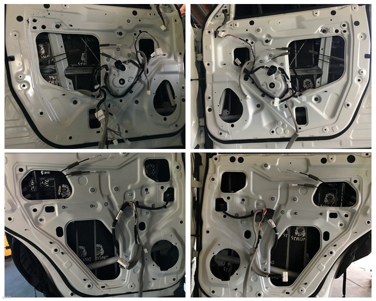 车门双层隔音处理之后,钣金变得非常扎实,车门密封有效阻隔风噪.