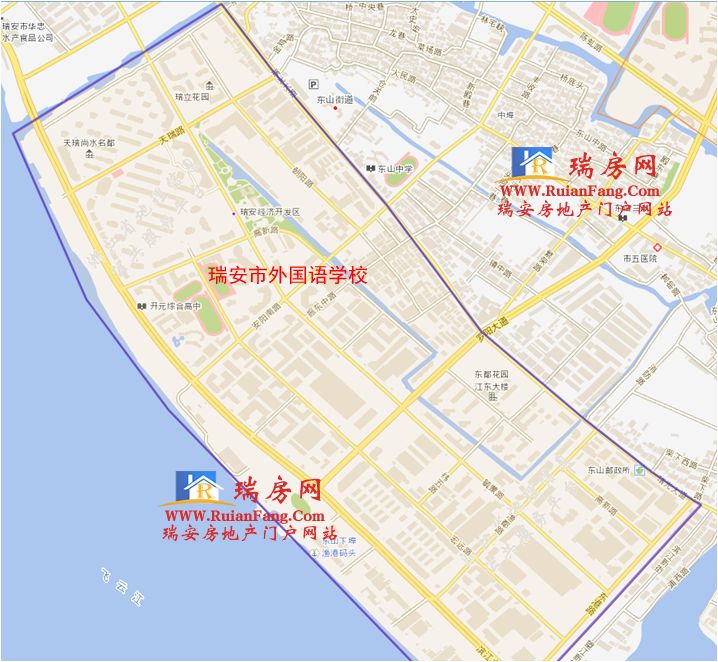 瑞安市区学区地图出炉快看看你家孩子进哪个学校