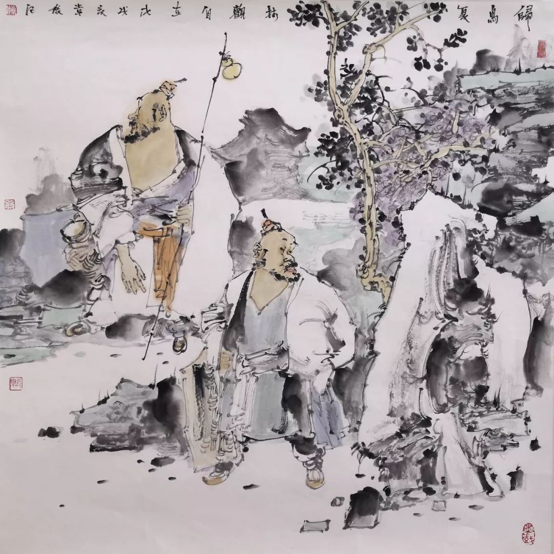 展览预告 |"境由心造——合肥中青年画家九人中国画作品展"将于2019年