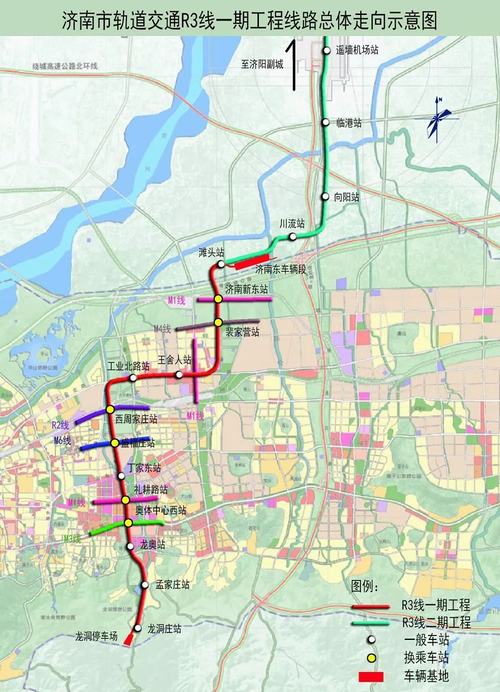 济南地铁m3号线线路图 济南地铁m3线路图及站点 济南m3地铁什么时候开