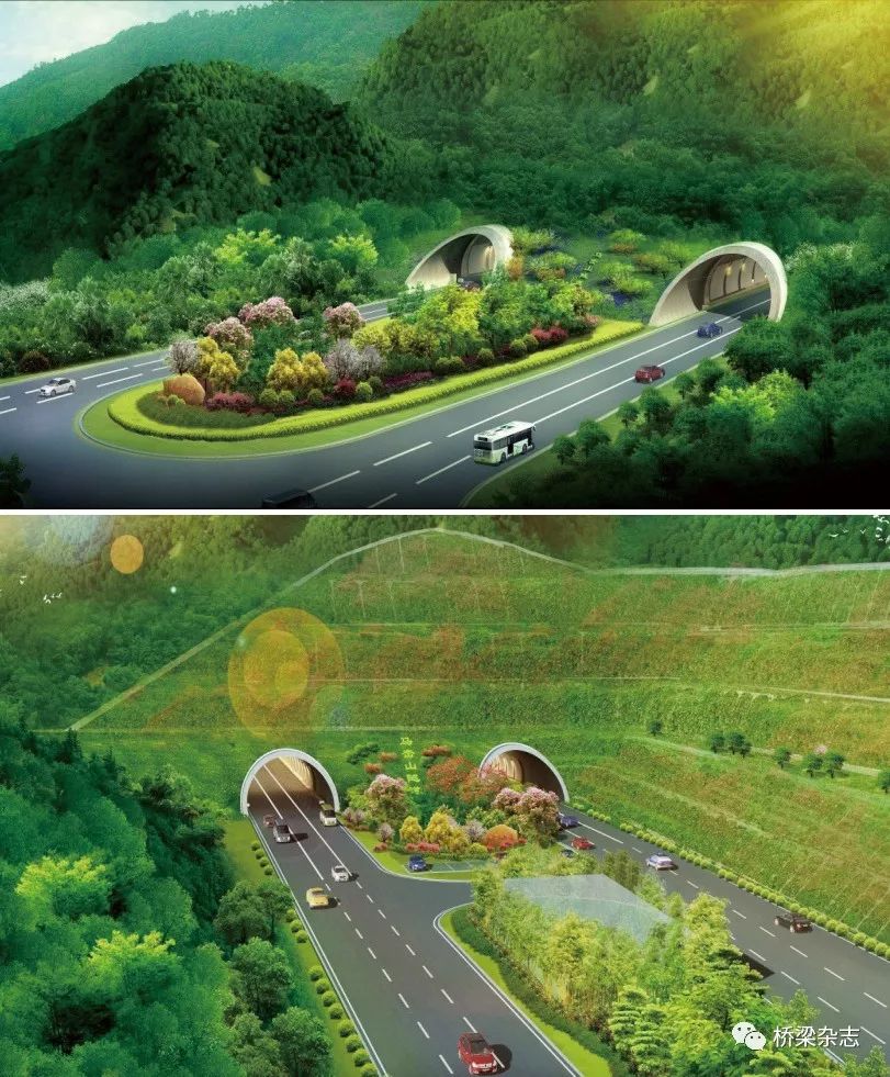 隧道洞口位置的选择考虑了场地的地形,地质条件,环境保护等要求综合