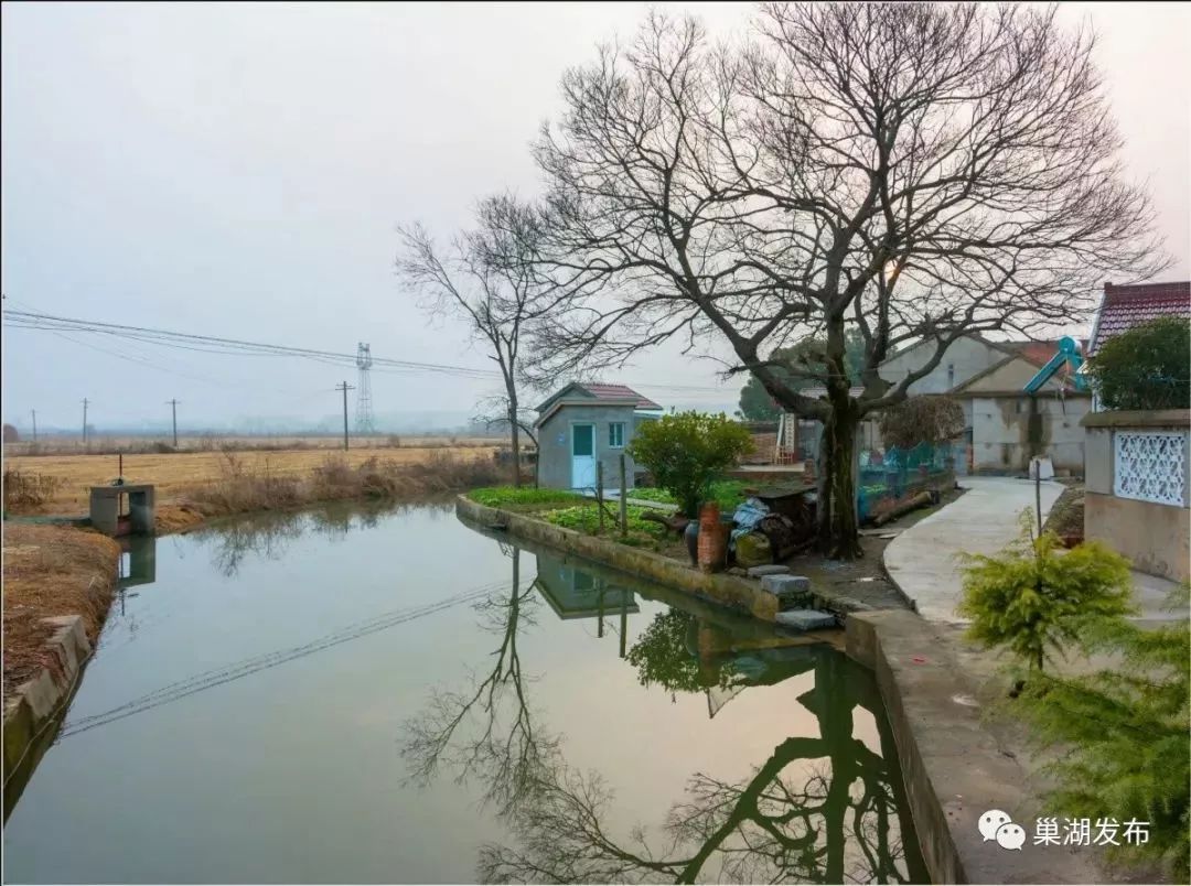 有一处村落叫大方在柘皋地段沿巢湖北部栏滨公路西北行