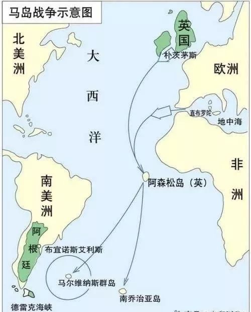 马岛战争时,有哪些国家支持阿根廷,哪些国家支持英国?