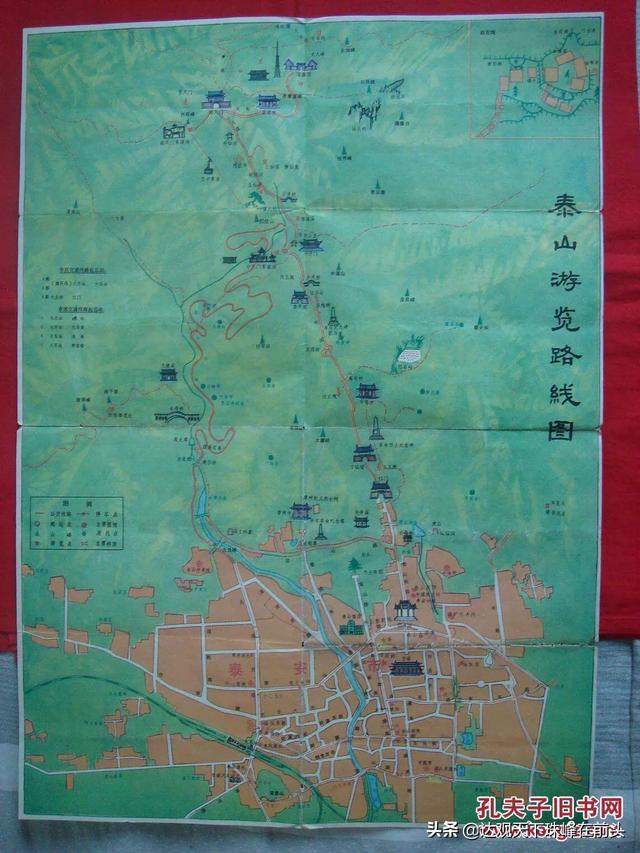 泰山地形地图图片