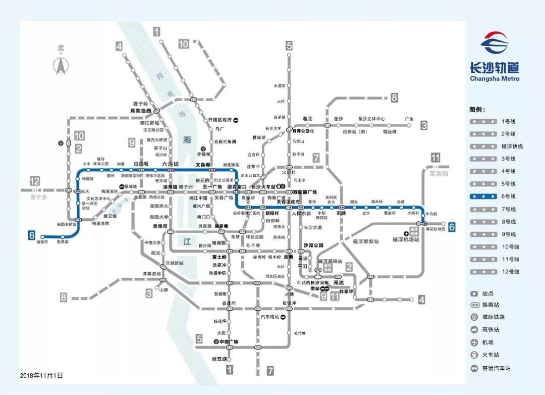 长沙地铁110号线最新进展地铁盘大盘点