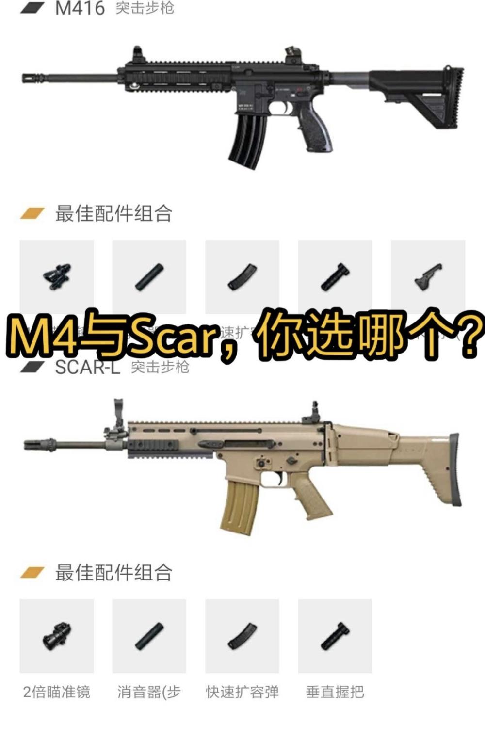 m416和scarl应该选择哪个