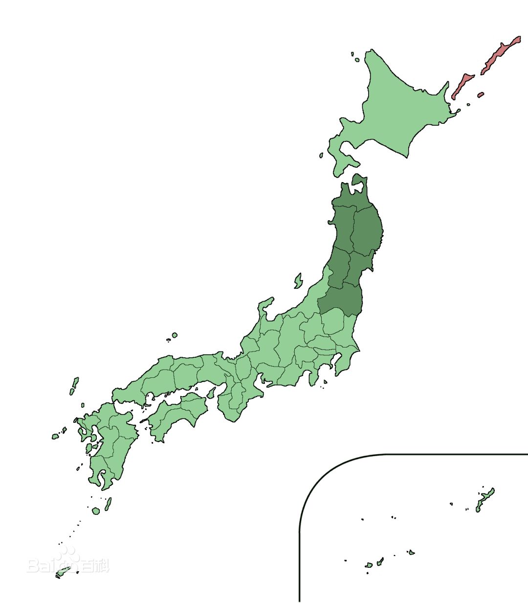 日本都道府县介绍-北海道&东北地区&关东地区