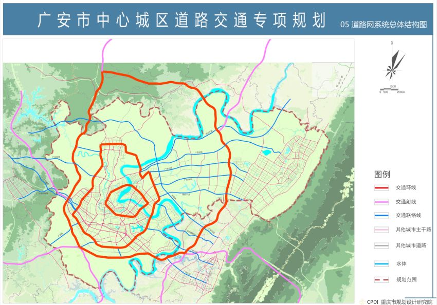广安环线规划图广安内环线由洪州大道-金安大道-港前大道-临港大道-深