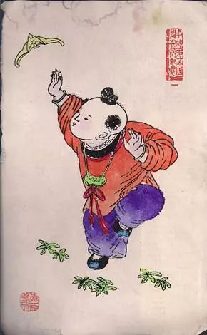 清代童子年画