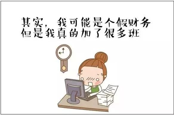 我在想,我可能是个假财务人!