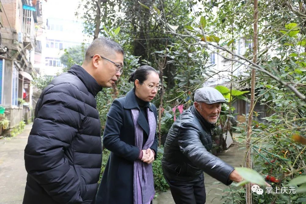 蓝伶俐看望慰问离退休老干部,专业技术人才