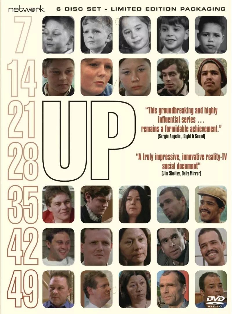 英国那个著名的,在国内被翻译成《人生七年》的《up》系列纪录片,要