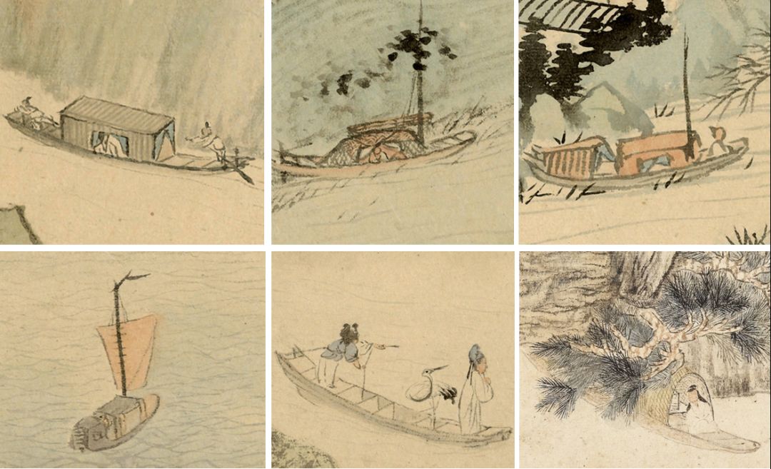 石涛山水画中的各类"书画船"