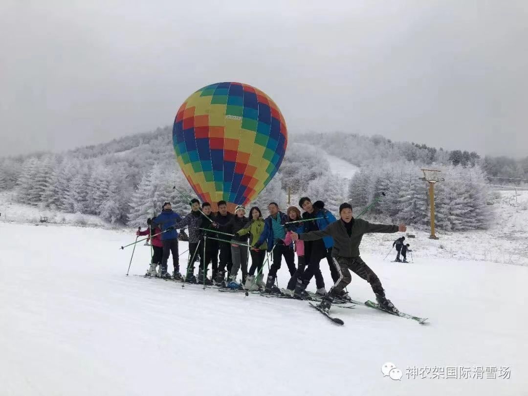 双滑雪场爸妈带我去滑雪神农架双高四天