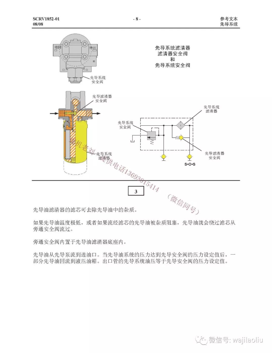 挖掘机先导液压系统全面讲解,先导阀怎么控制 主控阀工作