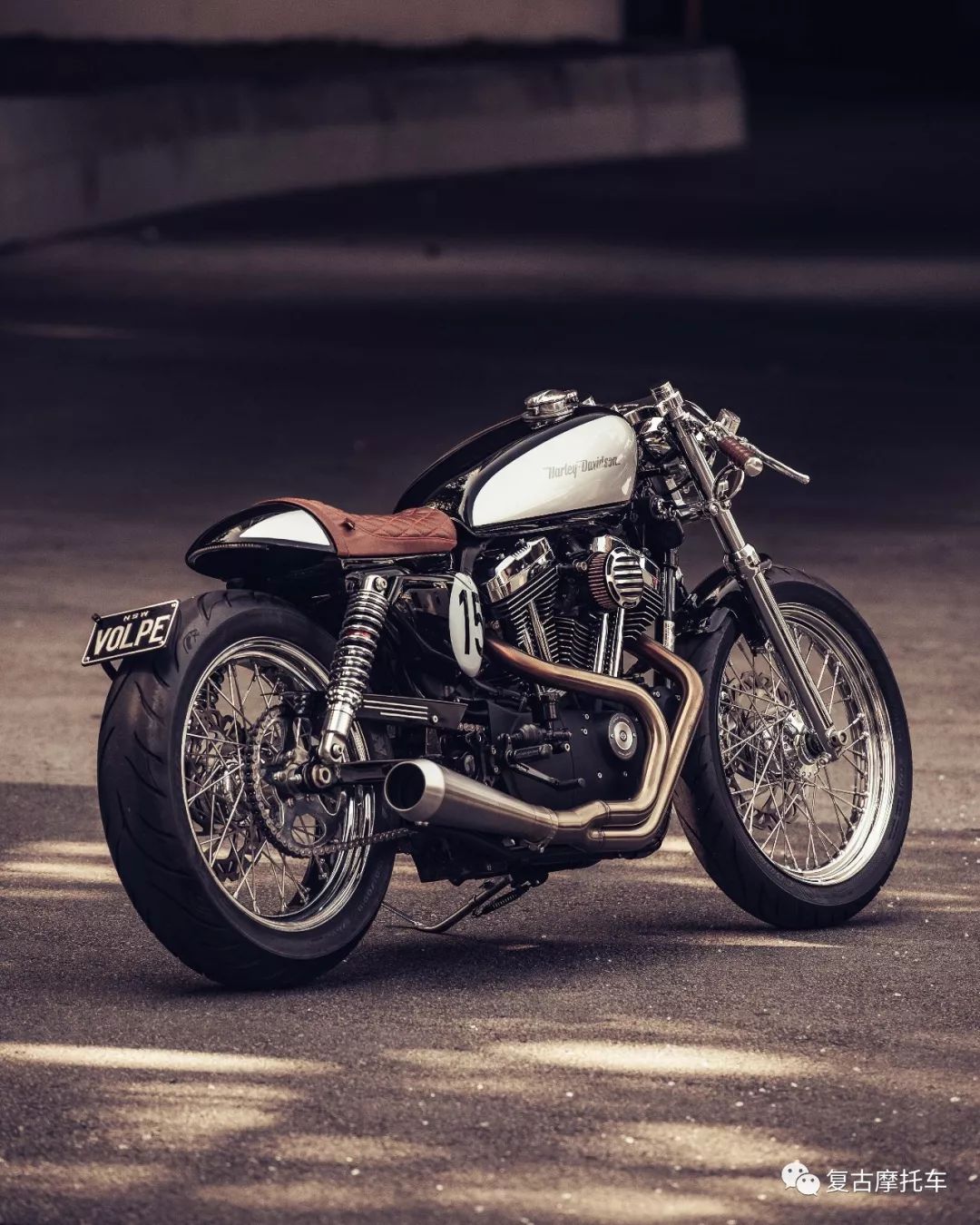 让哈雷"绅士"一点!xl1200c caferacer | 每日一车