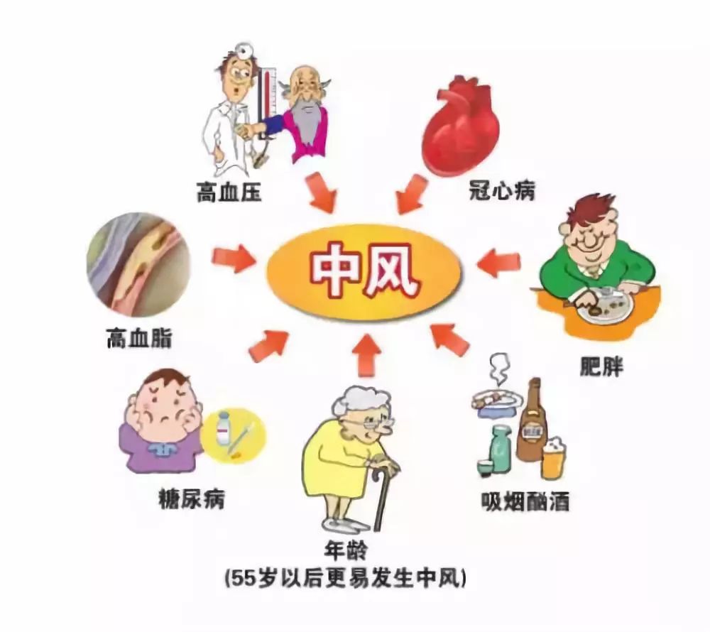 中老年人防中风三字经