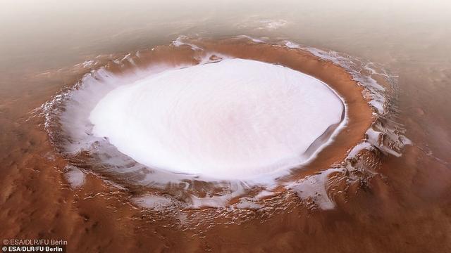 原創 不久之前火星冰蓋被一股強力撞裂，NASA高分辨率相機發現地貌異常 科技 第5張