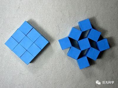用折纸的方式玩魔方这些幽灵方块的变身我能看一天