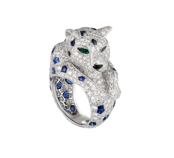 卡地亚猎豹系列戒指为你呈现活灵活现的珠宝