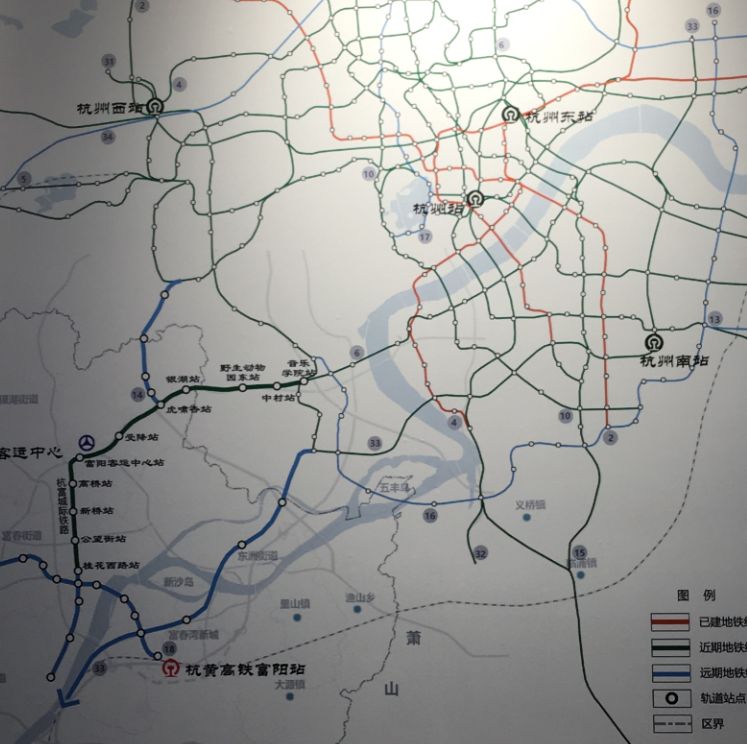 杭州地铁22条线路最全最新解读—地产小王子_富阳