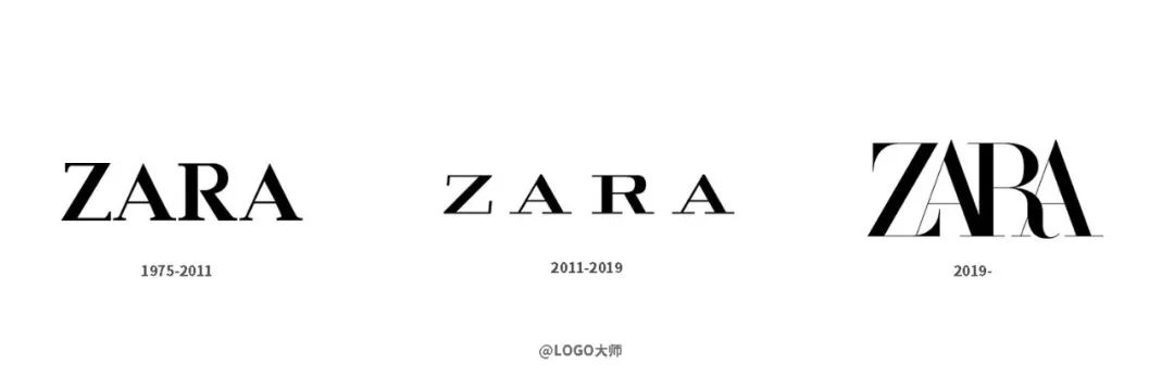 zara换新logo了,看着有点"挤"!