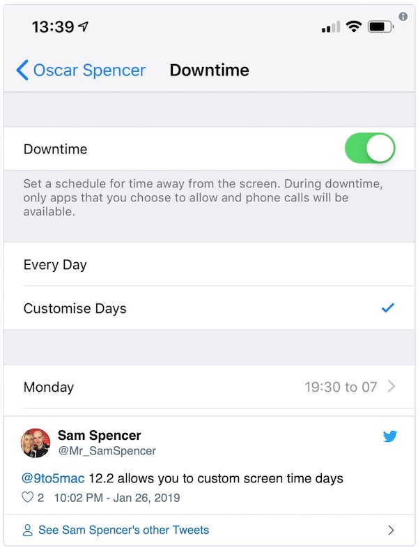 iOS 12.2 将带来屏幕时间进阶设定功能和 Apple News 订阅服务