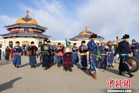 成吉思汗陵举行戊戌年成吉思汗嗣火祭祀