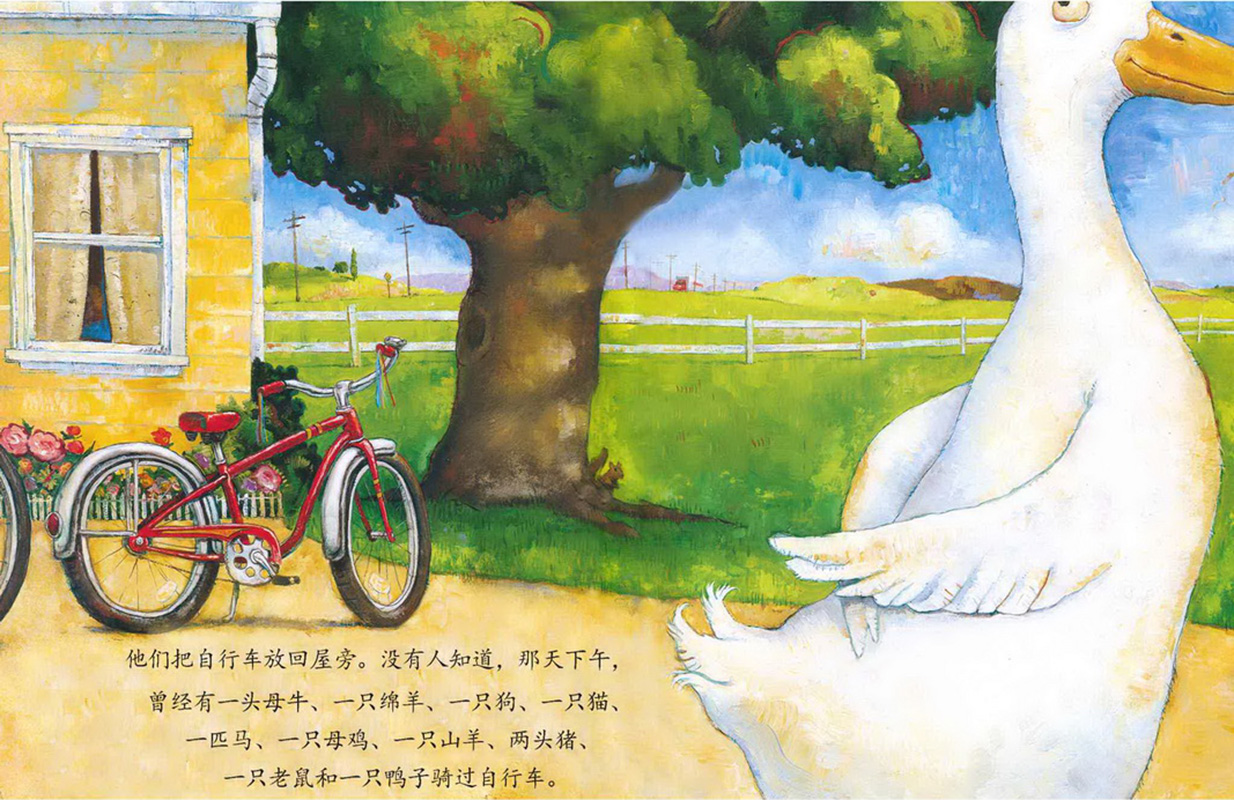 给大人讲故事的绘本——24鸭子骑车记 - 极典美育