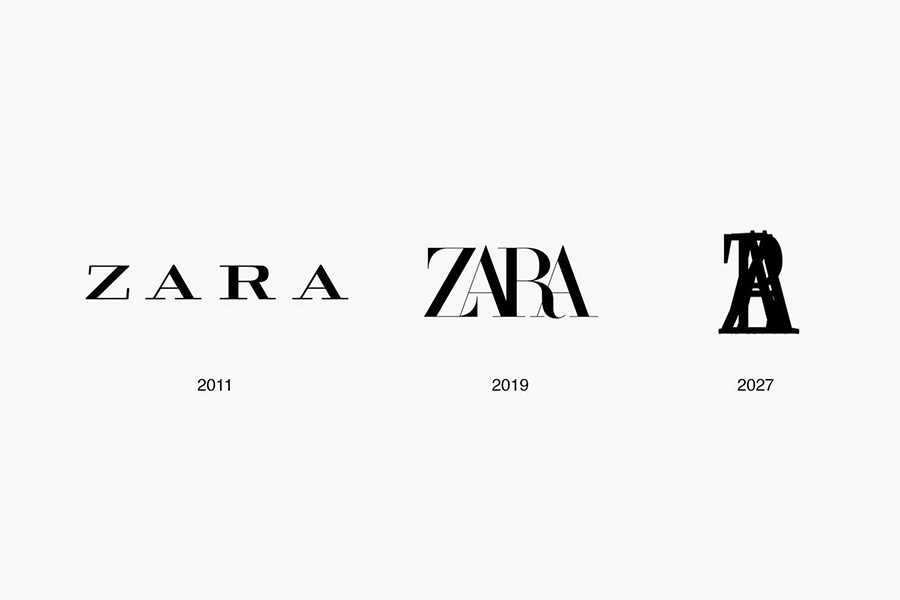 双赢彩票【logofree】全新解读高端服装品牌ZARA标志设计(图5)