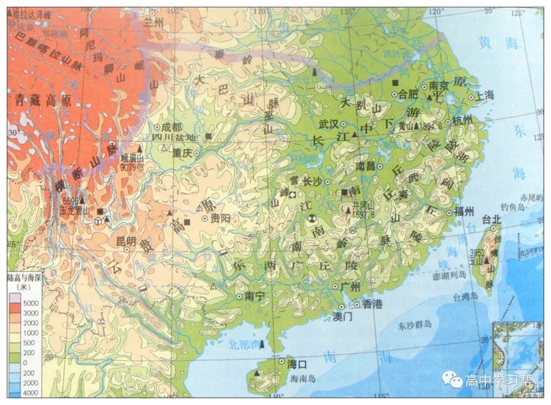 考试高中地理最常用地图打包总汇305个精品