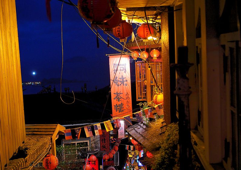 台灣九份豎崎路夜景，見證走過的風華年代 旅遊 第6張