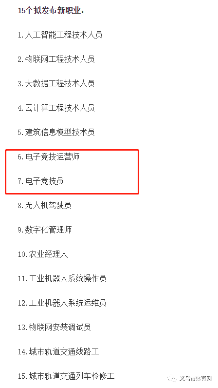 義烏的電競職員需持證上崗？「遊戲代練」合法化？國家新增2項「電競職業」 遊戲 第1張