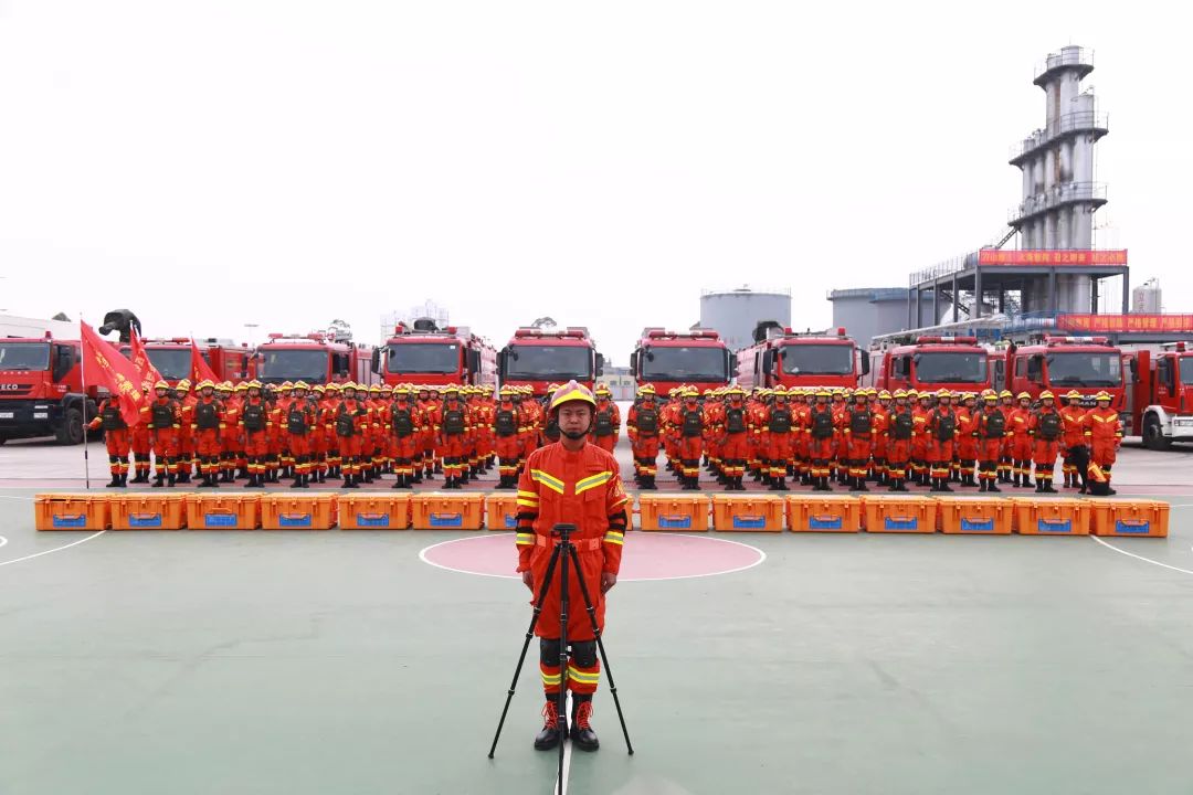 广西消防总队开展应对重特大地震消防救援力量拉动演练