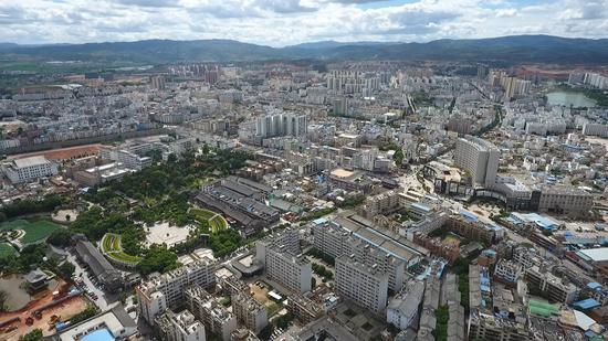 建水城市全景