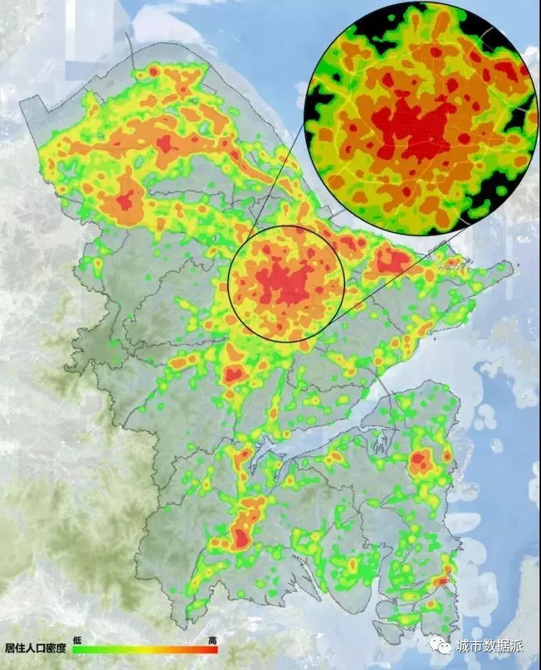 杭州市人口密度的_杭州市地图