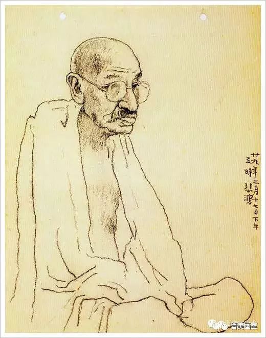 中国绘画大师徐悲鸿素描作品欣赏