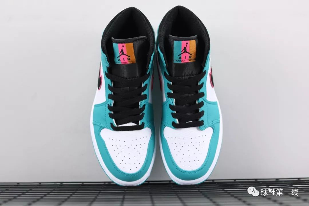 air jordan 1 mid aj1 荔枝纹 浅绿南海岸 852542-306