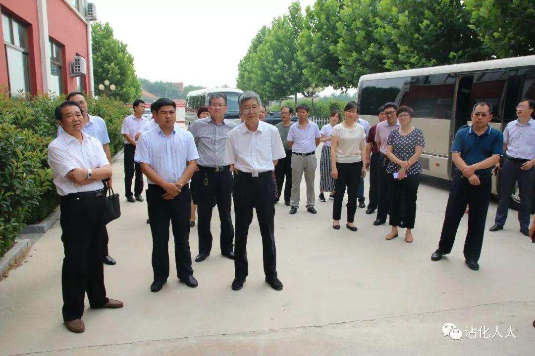 7月6日,无棣县人大常委会副主任崔玉杰带队来我区就基层人大规范化