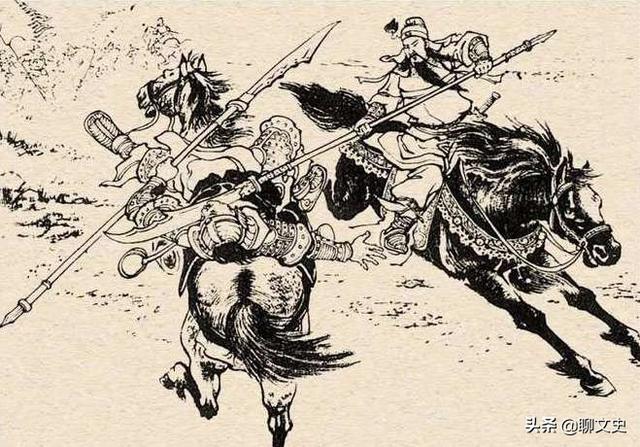 三国268:关羽在黄河岸刀劈秦琪,完成了过五关斩六将的