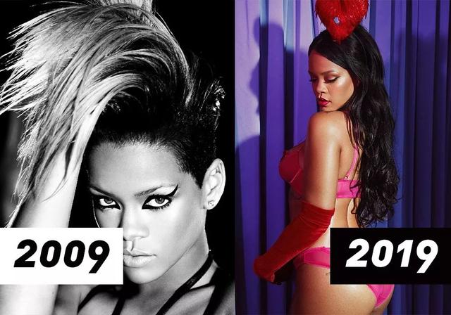 潮星「10年挑戰」殘酷對比圖，是潮了還是糗了 時尚 第17張
