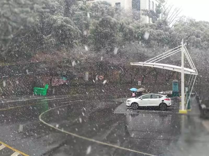 湖州又双叒叕下雪啦!