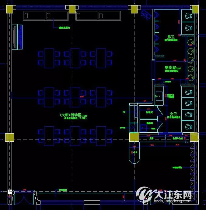 三层大班教室平面图